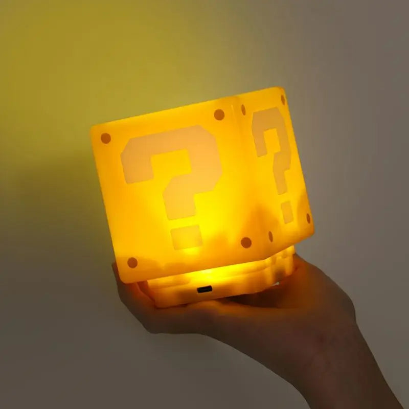 Pixel Power-Up Night Lamp