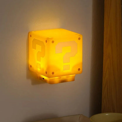 Pixel Power-Up Night Lamp