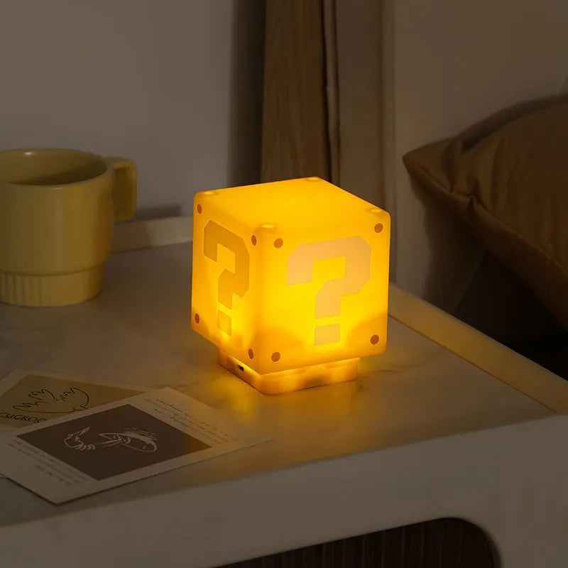 Pixel Power-Up Night Lamp