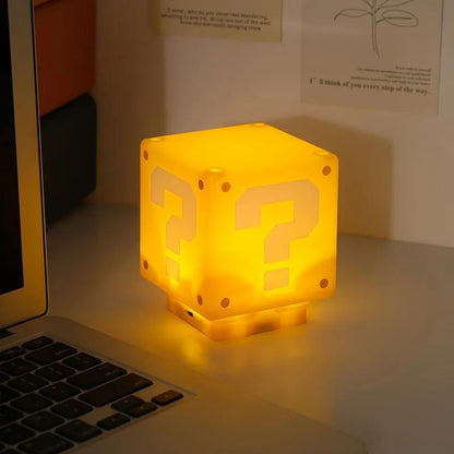 Pixel Power-Up Night Lamp